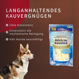 Dental Sticks für Hunde – Milch-Kaustangen mit Laktobakterien zur Vorbeugung von Zahnstein und Zahnbelag, Größe M, 80 g