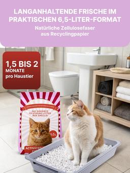 Japan Premium Pet Aktivkohle-Katzenstreu – Produktbild 5