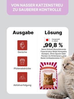 Japan Premium Pet Aktivkohle-Katzenstreu – Produktbild 6