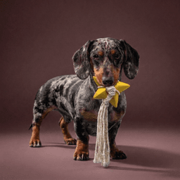 Latexspielzeug mit Baumwollgarn "Seestern" für Hunde 5