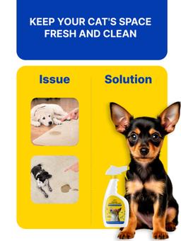 Destructeur naturel des odeurs fortes des toilettes pour chiens, 270 ml 6