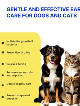Toallitas húmedas anatómicas en forma de dedo para el cuidado de los oídos y la prevención de la otitis media en perros y gatos, 35 uds. 3