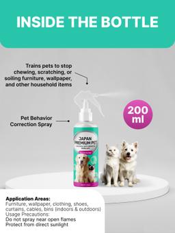 behavior corrector for animals, cross functional anti pee for cats and dogs ,200 ml. 4