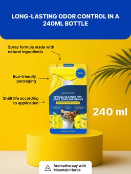 Recharge « Destructeur naturel des odeurs fortes des toilettes pour chiens », 240 ml 5