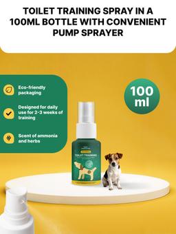 Spray per addestramento alla toilette, 100 ml 6