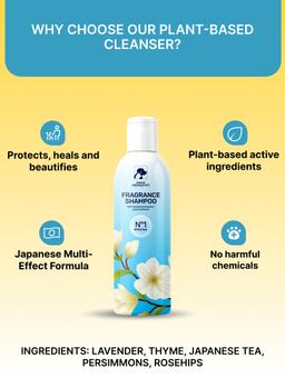 Shampoing pour Chien et Chat-275 ML | Shampoing pour Chien Peau Sensible pH 5.5 | Shampoing Chien Poils Longs et Shampoing pour Chat pour Pelage Brillant et Soyeux | Parfum de Roses 3
