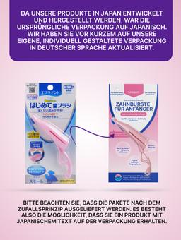 Anatomische Zahnbürste auf Silikonbasis für das Zahnhygienetraining (rosa) 9