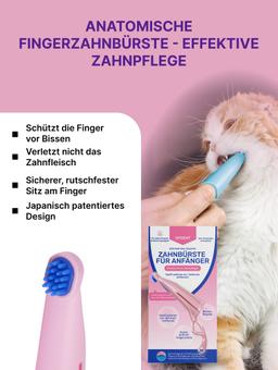Anatomische Zahnbürste auf Silikonbasis für das Zahnhygienetraining (rosa) 5