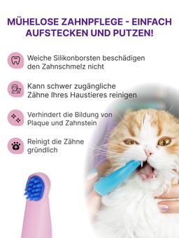 Anatomische Zahnbürste auf Silikonbasis für das Zahnhygienetraining (rosa) 6