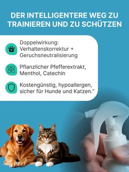 Universelles Verhaltenskorrektor für Tiere, funktionsübergreifendes Antipee für Katzen und Hunde. 200 ml 2