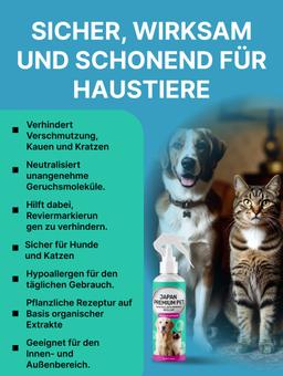 Universelles Verhaltenskorrektor für Tiere, funktionsübergreifendes Antipee für Katzen und Hunde. 200 ml 6