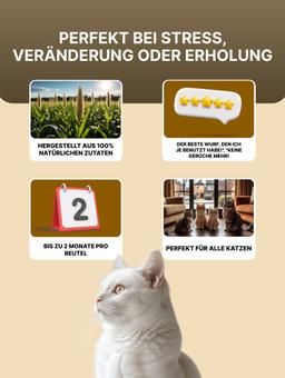 Wiesengräser pelletierte Katzenstreu Japan Premium Pet zum Training von Kätzchen, Klumpen und Toilettenspülungen, 7 L 8