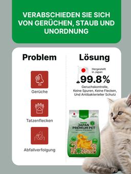 Cypress (der Duft eines Bergwaldes) Pelletierte Katzenstreu, verklumpt und spült in die Toilette. 7L 2