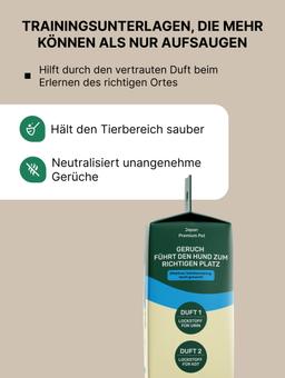 Toilette Trainingsmatten für Hunde (mittel), 48 Stück. 7