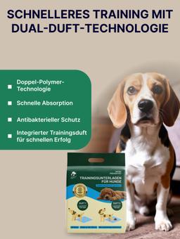 Toilette Trainingsmatten für Hunde (mittel), 48 Stück. 8