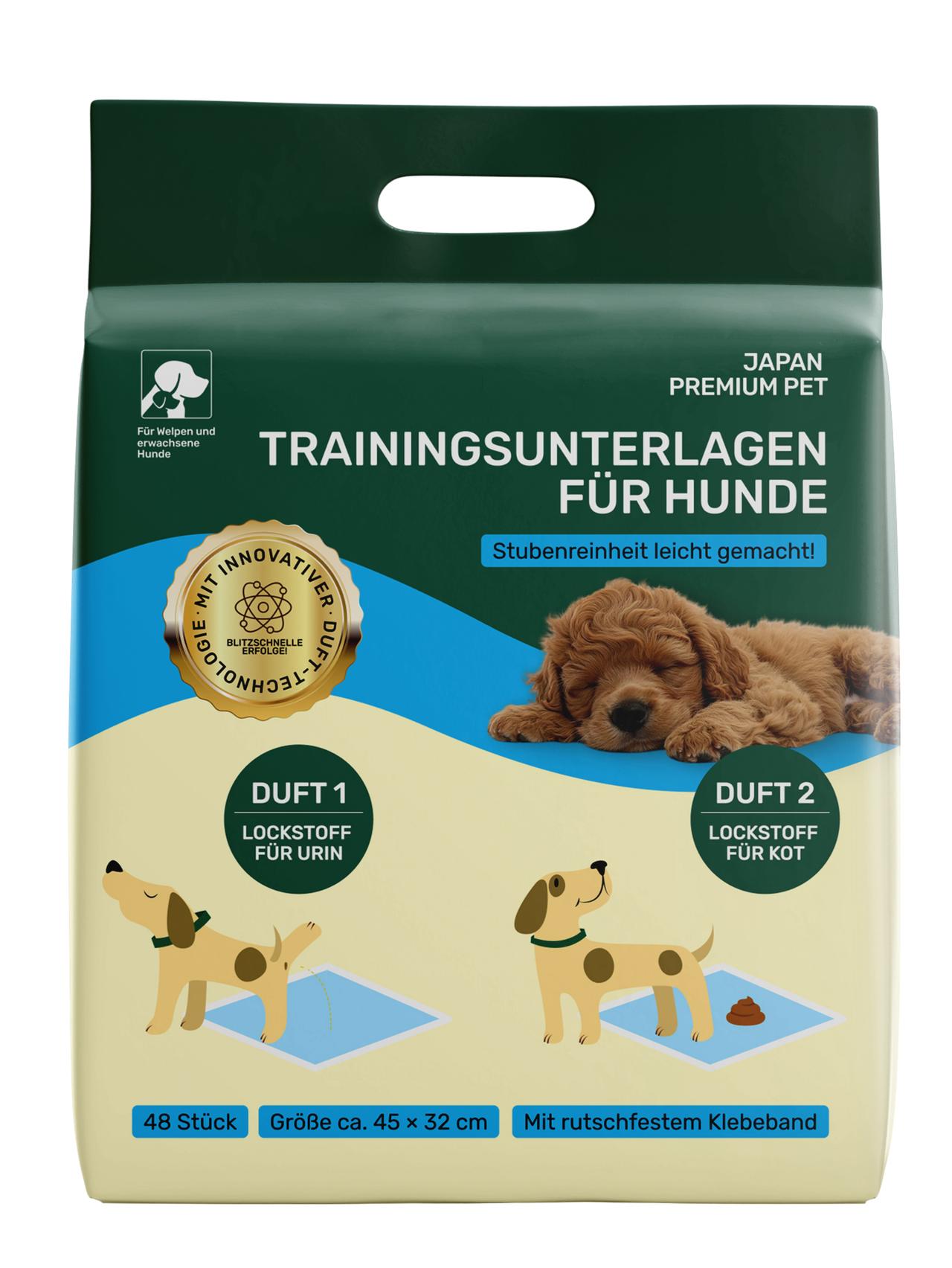 Toilette Trainingsmatten für Hunde (mittel), 48 Stück.