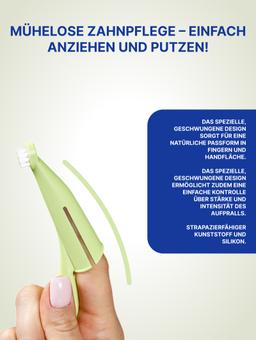 Anatomische Zahnbürste für Plaqueentfernungs. Für Hunde der kleine Rasse. hart 2