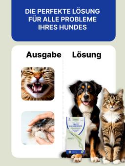 Anatomische Zahnbürste für Plaqueentfernungs. Für Hunde der kleine Rasse. hart 3