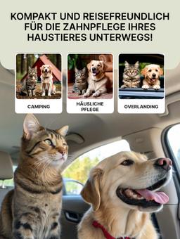 Anatomische Zahnbürste für Plaqueentfernungs. Für Hunde der kleine Rasse. hart 6