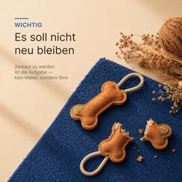 Super Leder Knochen Spielzeug für Hunde 5