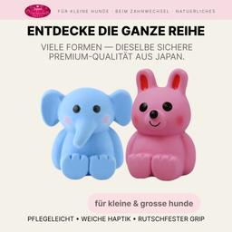 Hasenförmiges Hundespielzeug mit Quietschen, Latex 1