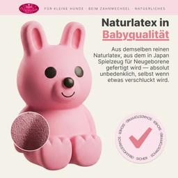 Hasenförmiges Hundespielzeug mit Quietschen, Latex 3
