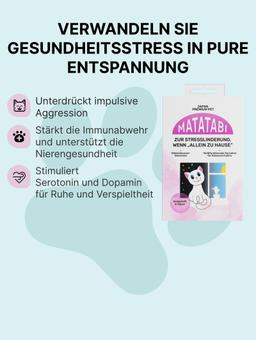 Matatabi zum Stressabbau wenn „Allein zu Hause“, 1 g. 6