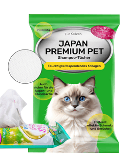 Shampoo-Tücher zum schnellen Baden ohne Wasser mit Kollagen und Plazenta für Katzen, 25 St. 1