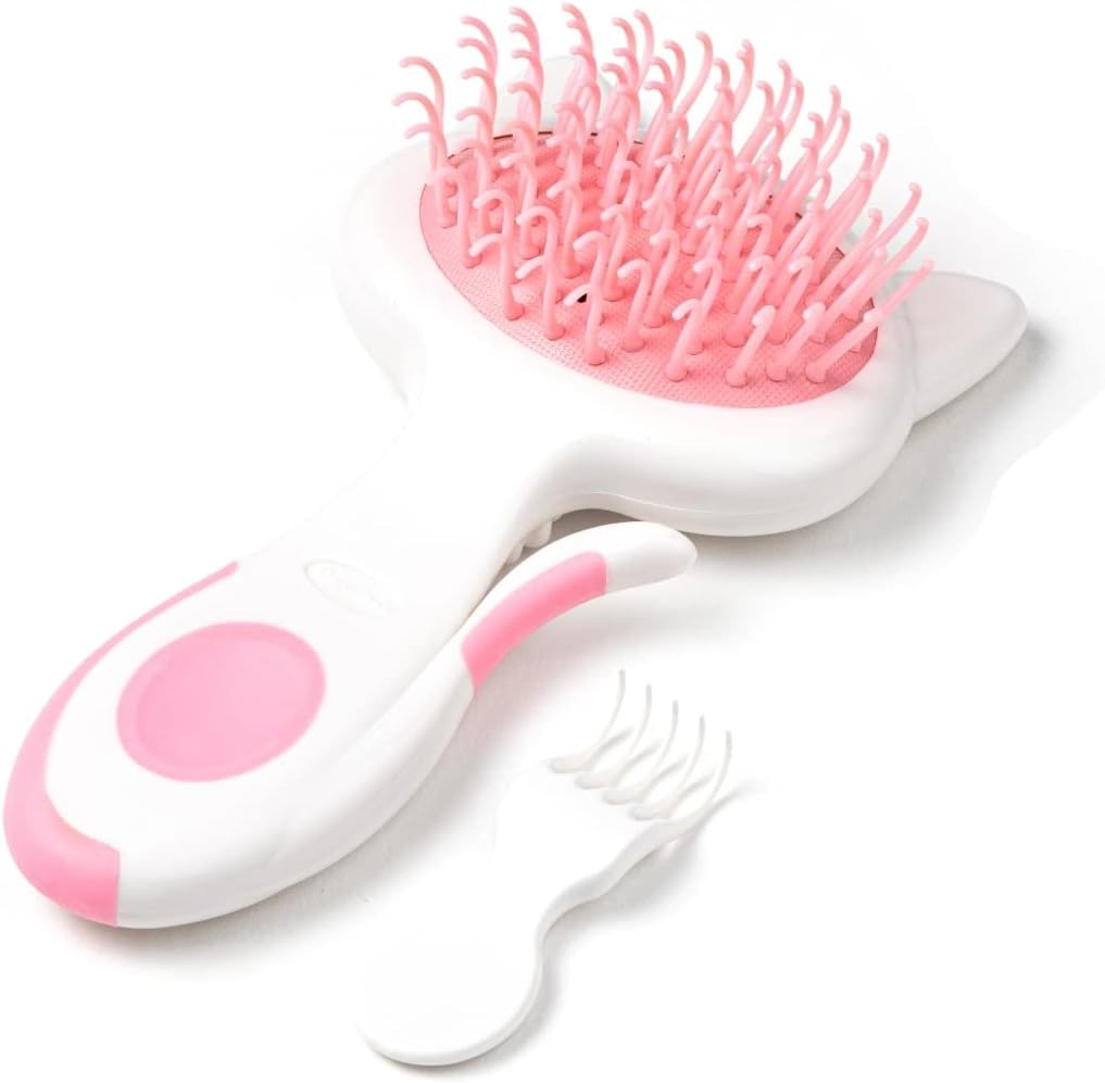 Slicker brush for tangles combing and shedding hair grooming