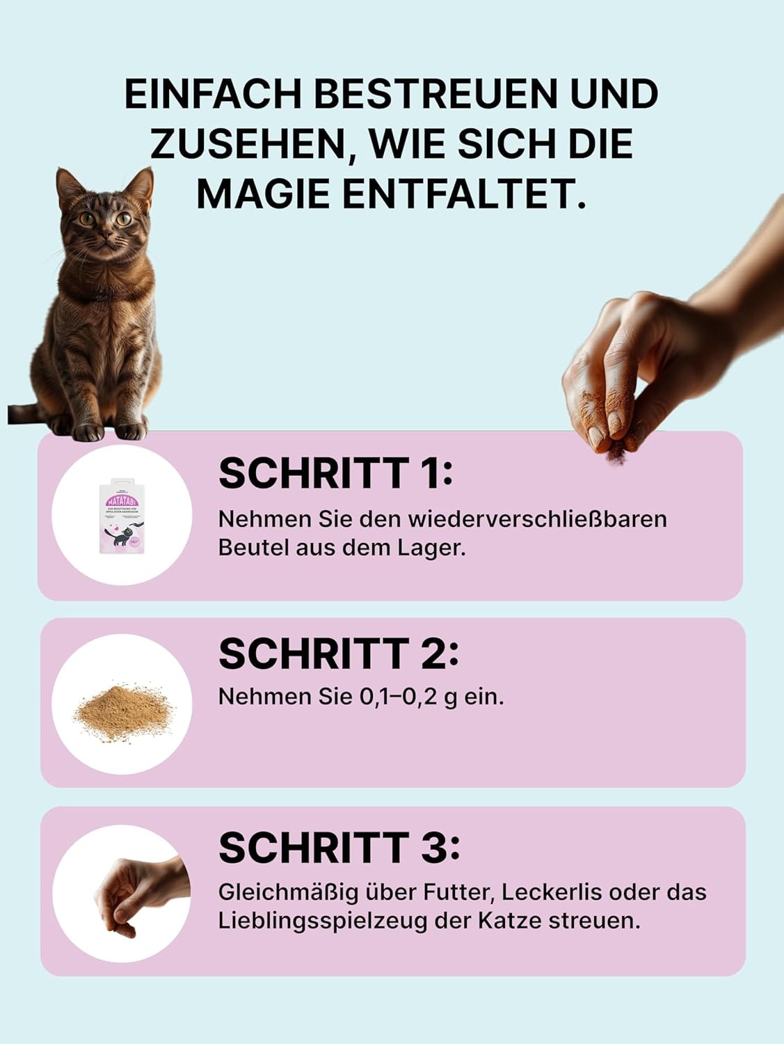 Matatabi for Cats, Matatabi for Kittens, Matatabi for Cat Behavior, Matatabi, 1 g (Elimination of Impulsive Aggression)