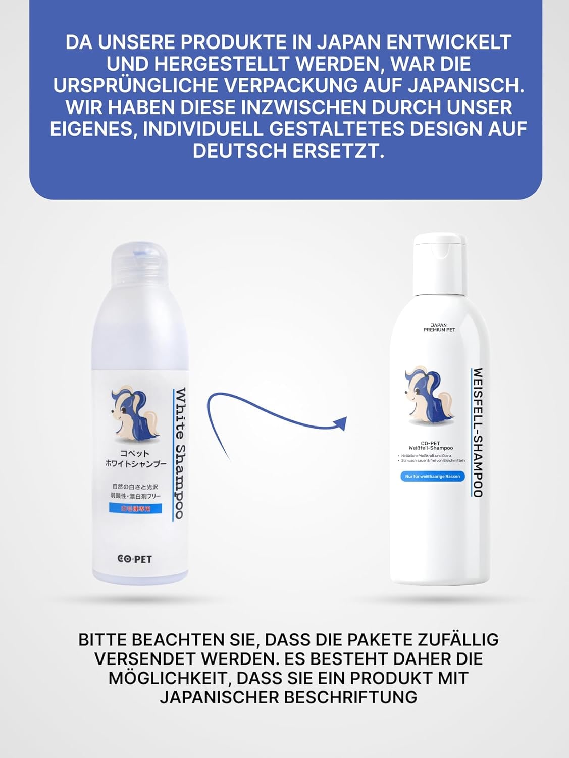 Gentle Whitening Shampoo for White Fur in Cats & Dogs - 300ml - Mild Care for Sensitive Skin