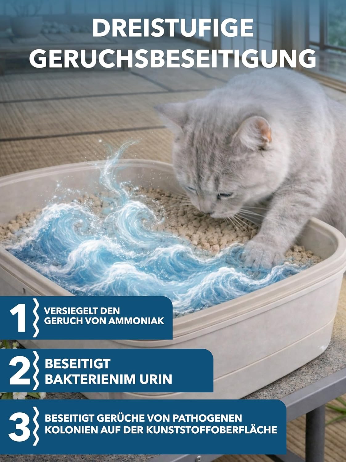 Tofu based Flushable Clumping Cat Litter I Antibacterial Tofu Cat Litter | Odour-Inhibiting & Dust Free | Absorbs 9 Times Its Weight | Better than Recycled Paper Based Products | 6 L