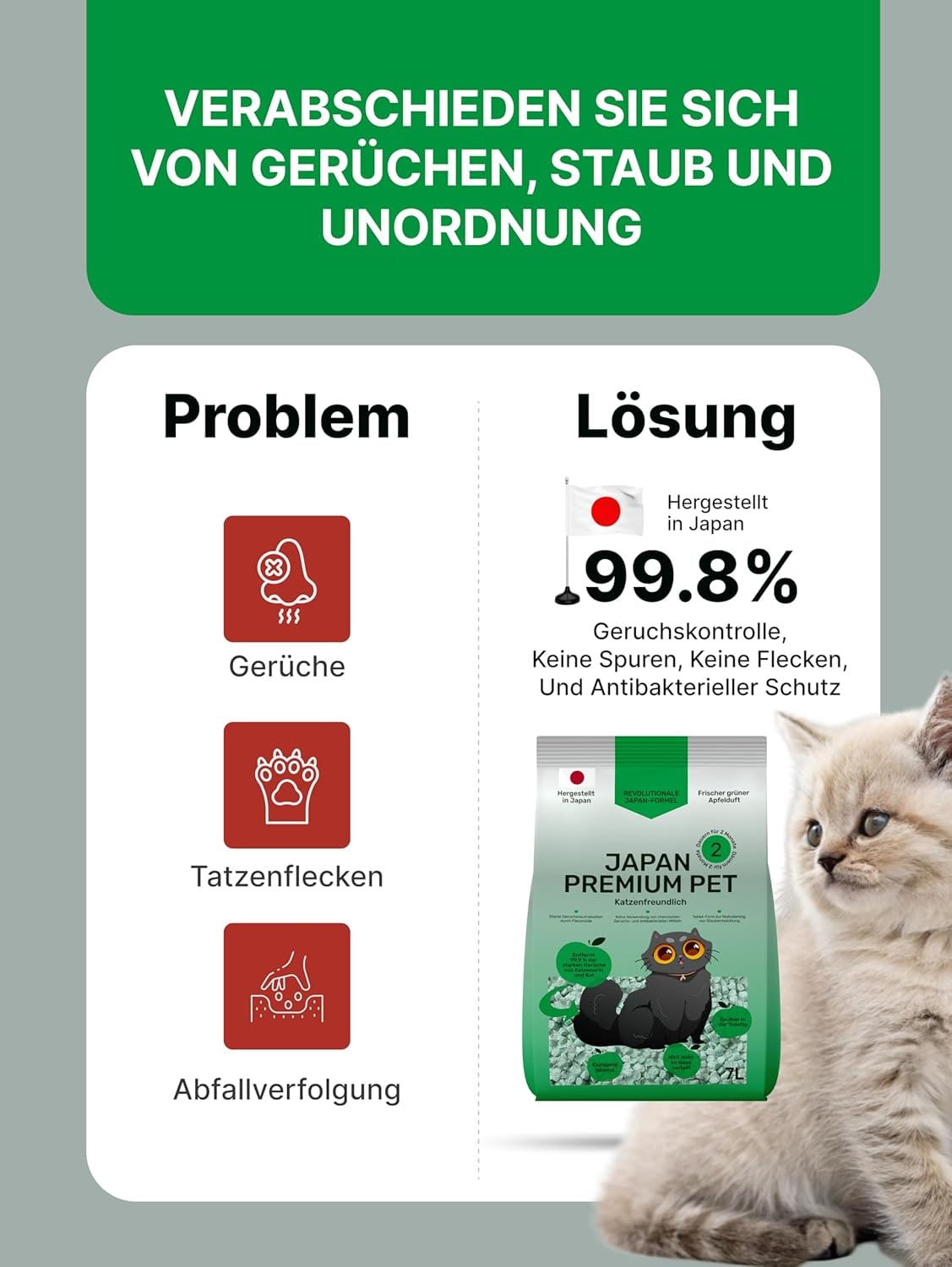 Arena de celulosa ligera para gatos con carbón activado, fuerte control de olores, grumos rápidos, sin polvo, extraabsorbente, arena de papel natural para gatos, 6,5 L