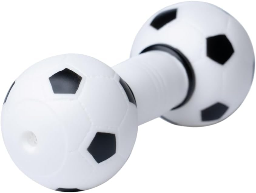 Dog Toy Dumbbell Robust Chew Toy with Loud Squeaker Bite Resistant and Durable for Active Play