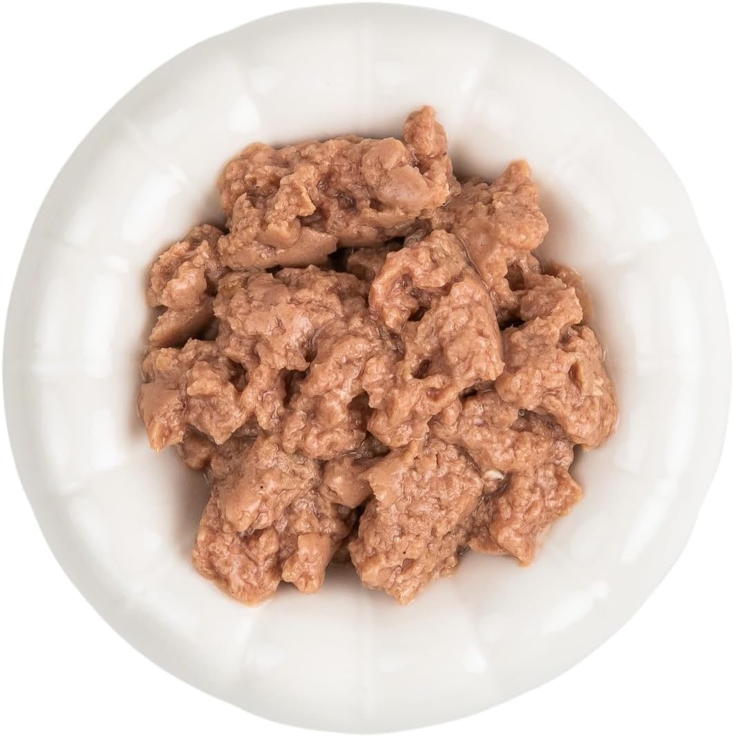 Katzen Creme Mousse – Thunfisch (Maguro) & Huhn, funktionales Nassfutter zur Unterstützung der Verdauung & Darmflora, leicht verdaulich, für Kitten & Erwachsene Katzen, 55 g
