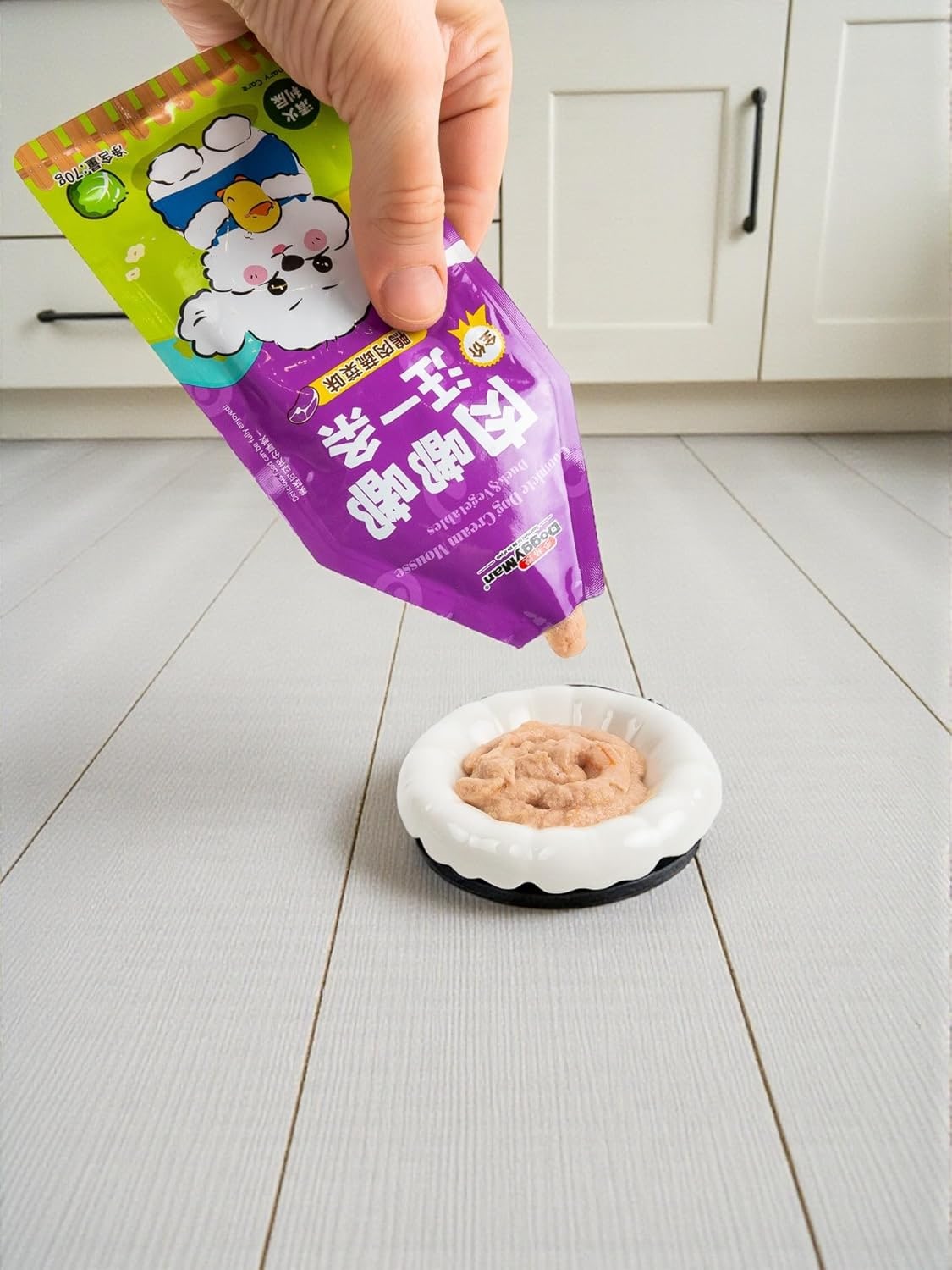 Hunde Creme-Mousse Ente & Gemüse, Hundesnack weich, funktional für Harnwege, Welpen & Hunde, hochwertig, Hundeleckerli 70 g Premium Soft