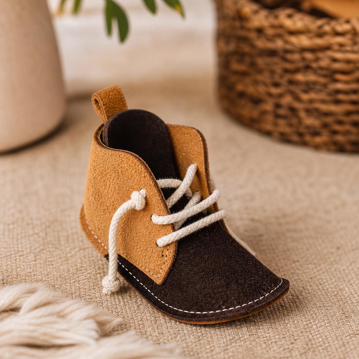 Leather Dog Toy Boots for Small and Mini Dogs Robust & Bite Resistant Dental Care & Gum Massage Chew Toy for Training & Behavior Correction