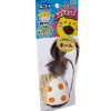 Toy for cats, "spotted ball" shaped, with selected catnip and tooth care functions.